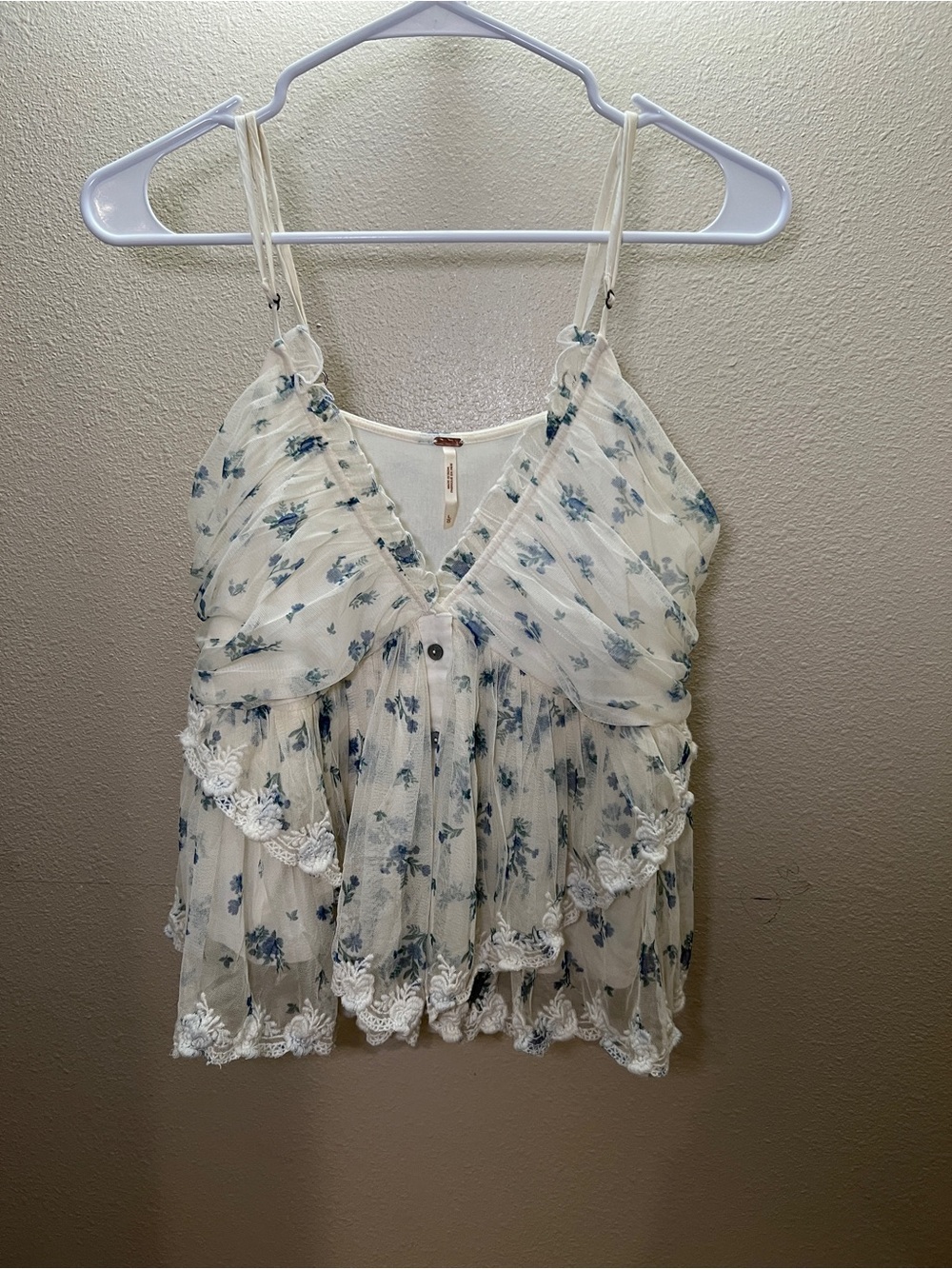 Free People Femme Fatale Printed Tank